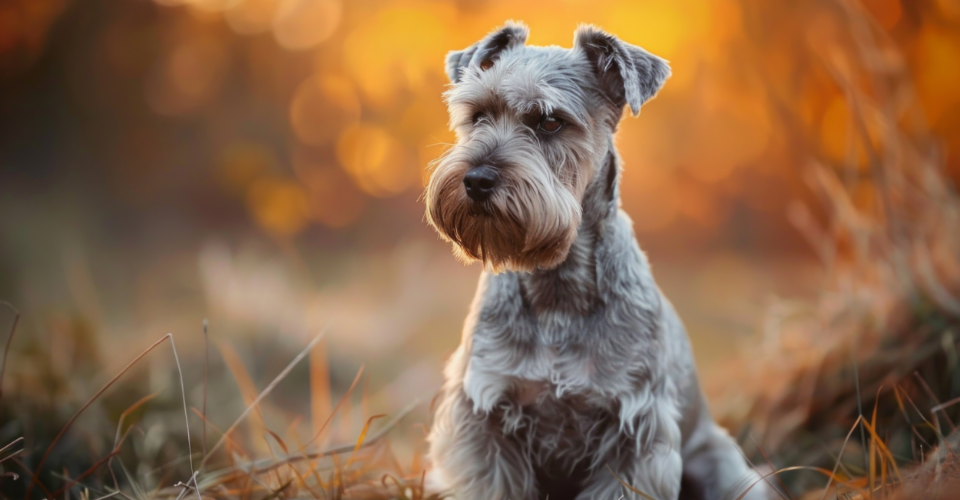 a cesky terrier representing the rarest dog breeds owne as pets